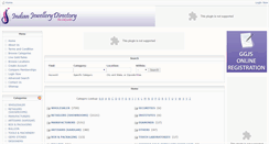 Desktop Screenshot of indianjewellerydirectory.com